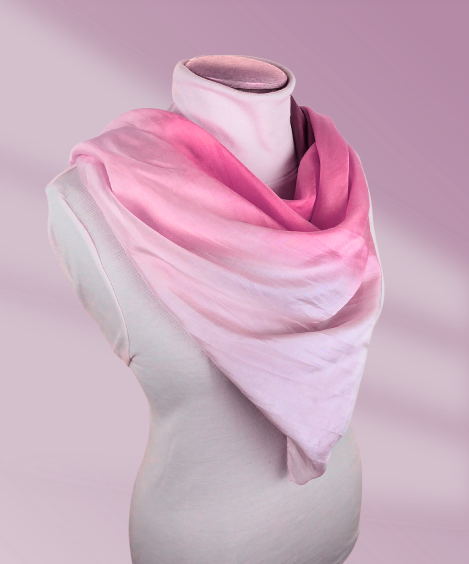 Silk Scarf Rose
