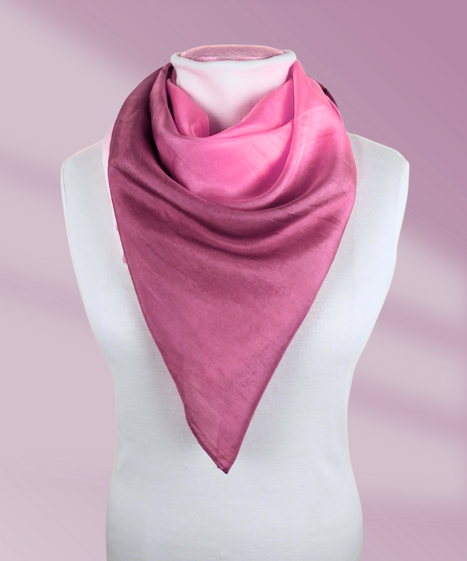 Silk Scarf Rose