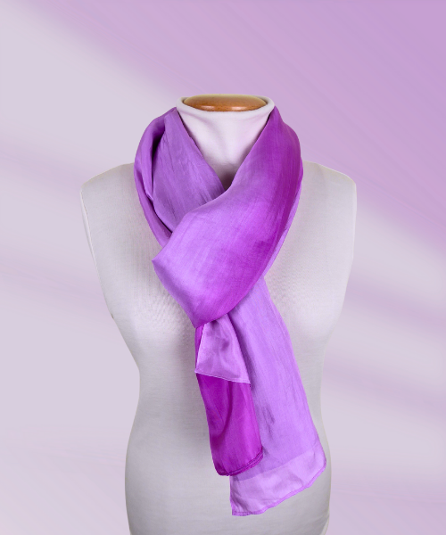 Silk Scarf Violette