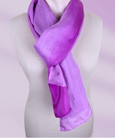 Silk Scarf Violette