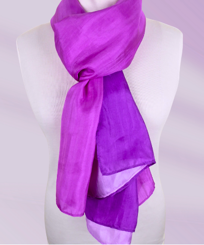 Silk Scarf Violette