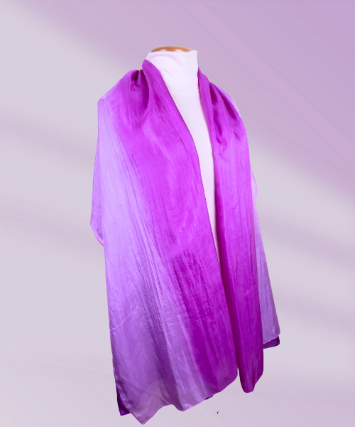 Silk Scarf Violette