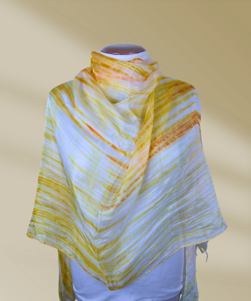 Silk scarf Sunshine