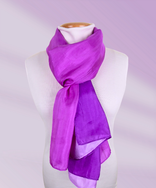 Silk Scarf Violette