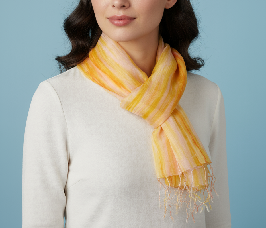 Silk Scarf Sunshine