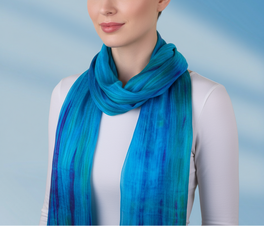 Silk Scarf Mermaid